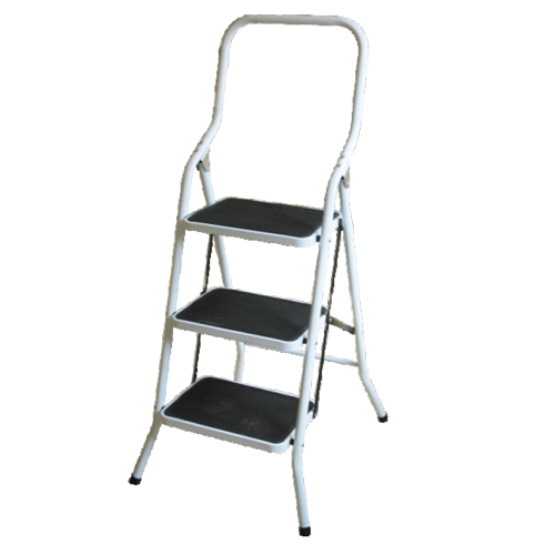 LARGE STEP LADDER HEAVY DUTY WITH HIGH HANDRAIL