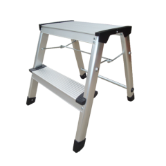 ALUMINIUM HANDY STEP LADDER SINGLE SIDED 2 STEPS