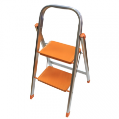 STEP LADDER WITH ALU.FRAME STEEL STEPS