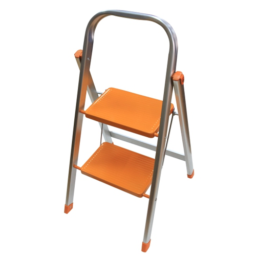 STEP LADDER WITH ALU.FRAME STEEL STEPS