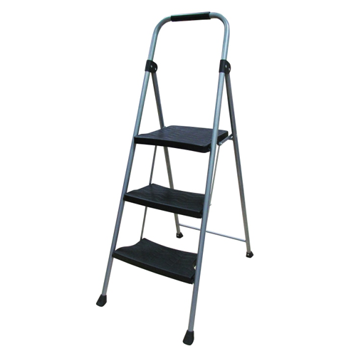 STEEL LADDER WITH 3 PLASTIC STEPS