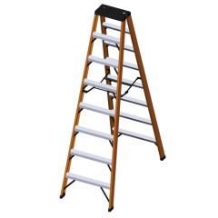 FIBERGLASS DOUBLE SIDED STEP LADDERS