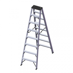 ALUMINIUM DOUBLE SIDED STEP LADDERS