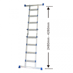 TELESCOPIC ALUMINIUM LADDER 4X4