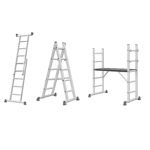 ALUMINIUM FOLDABLE LADDER SCAFFOLDING 3 IN 1