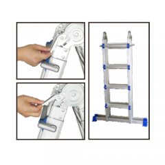 TELESCOPIC ALUMINIUM LADDER 4X4