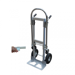 ALUMINUM MULTIPURPOSE FOLDABLE TROLLEY 4 WHEELS