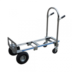 ALUMINUM MULTIPURPOSE FOLDABLE TROLLEY 4 WHEELS