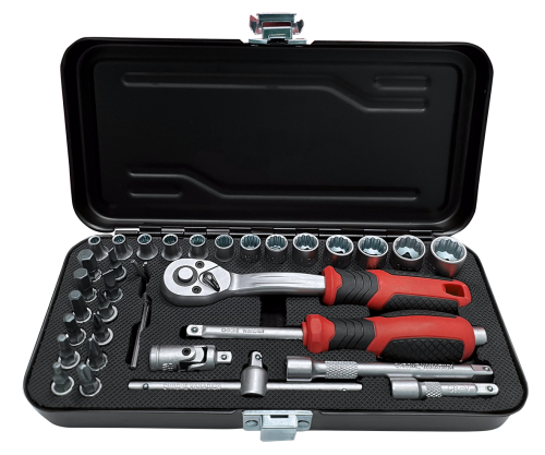 34pc Tool Set with Metal Box